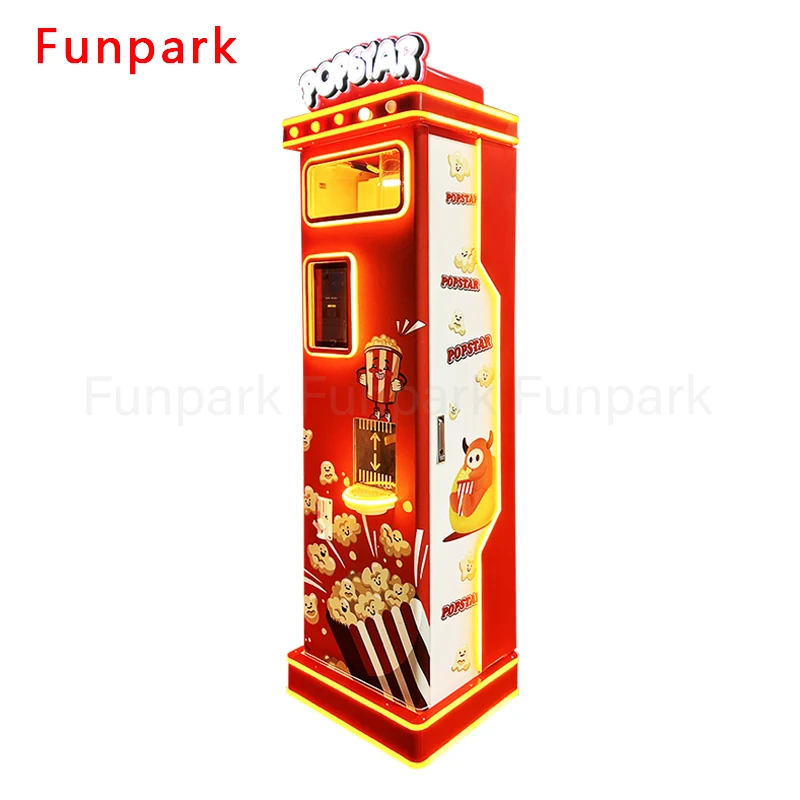 Funpark Popular Design Fast Food Vending Machines Automatic Popcorn Machine Coin Operated Games