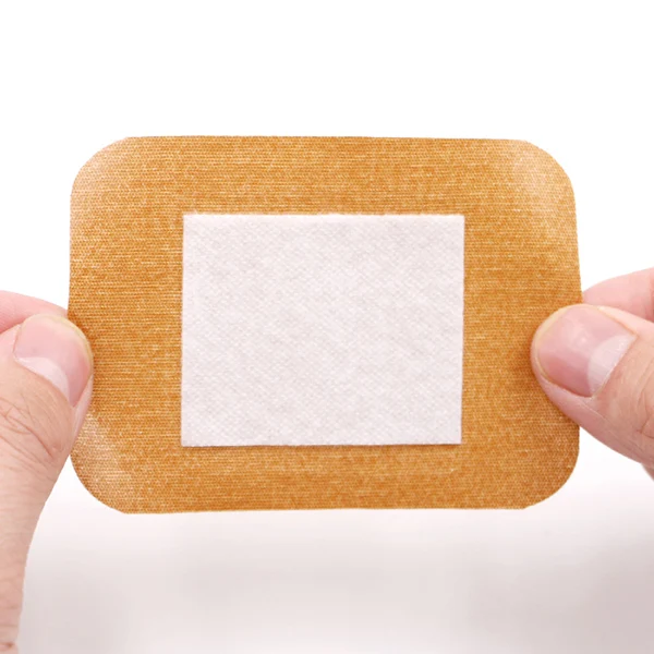 Custom large size skin color non-woven   adhesive bandage for wounds 90*65 MM
