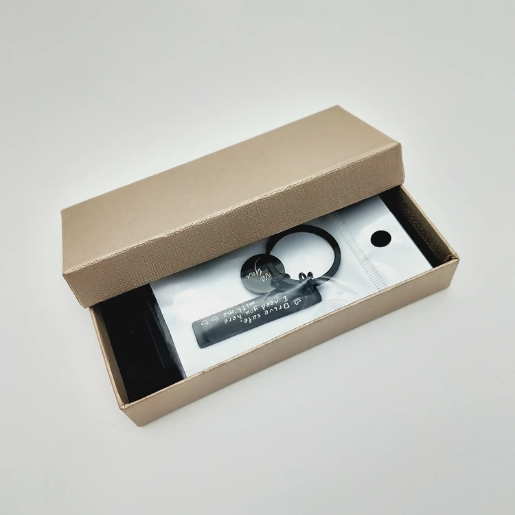 Wholesale Paper Boxes Custom Logo Accepted Promotional Gift Case Box for keychains