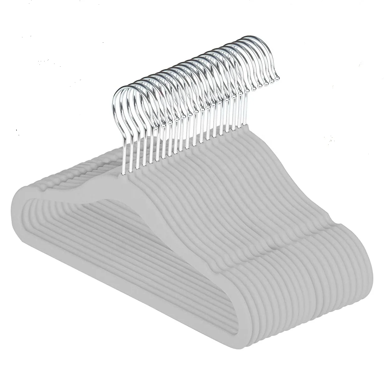 Ultra Thin No Slip Velvet Hangers for Newborn Baby Clothes