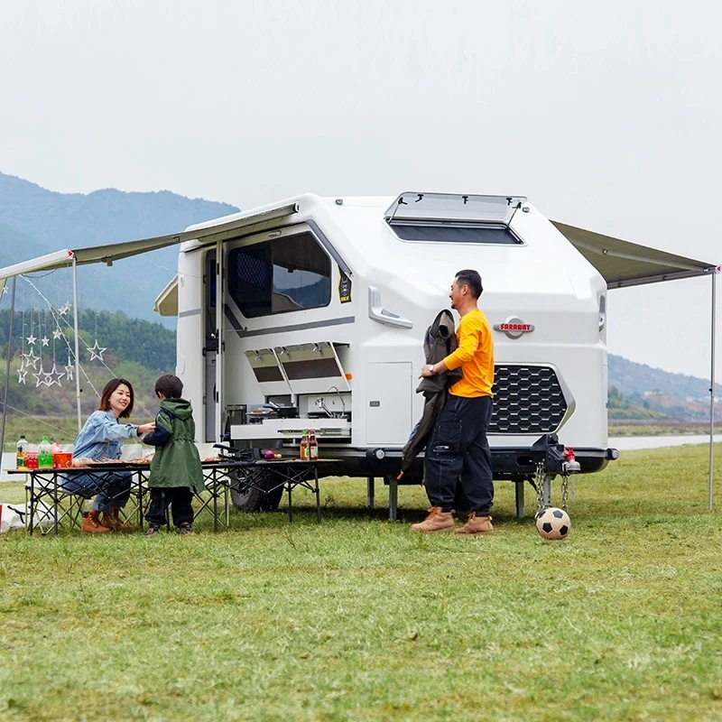 Quality Supplier Applicable Independent Suspensions Off-Road Caravans Camp RV Caravans For Sale In China With Aircon