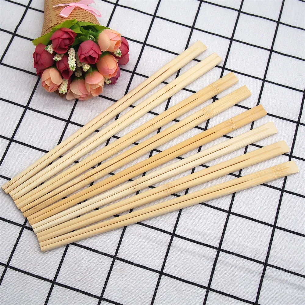 in stock High Quality Sushi Disposable Bamboo Chopsticks 18cm/23Cm Long Tensoge Bamboo chopsticks