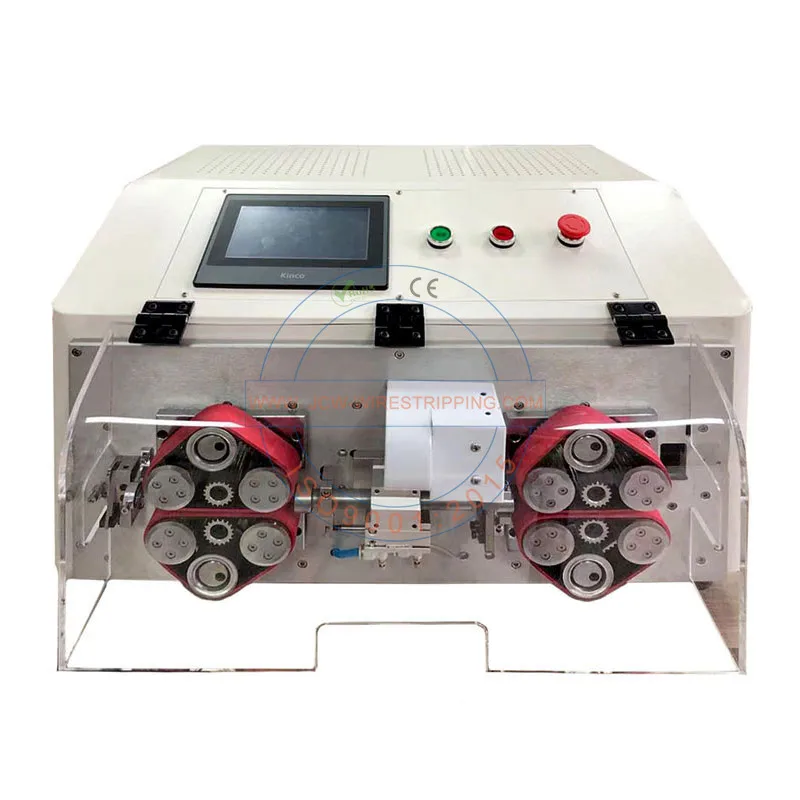 JCW-CS07 14 mm power cable making machine positioning wire cutting stripping shielded twisted cable strip machine