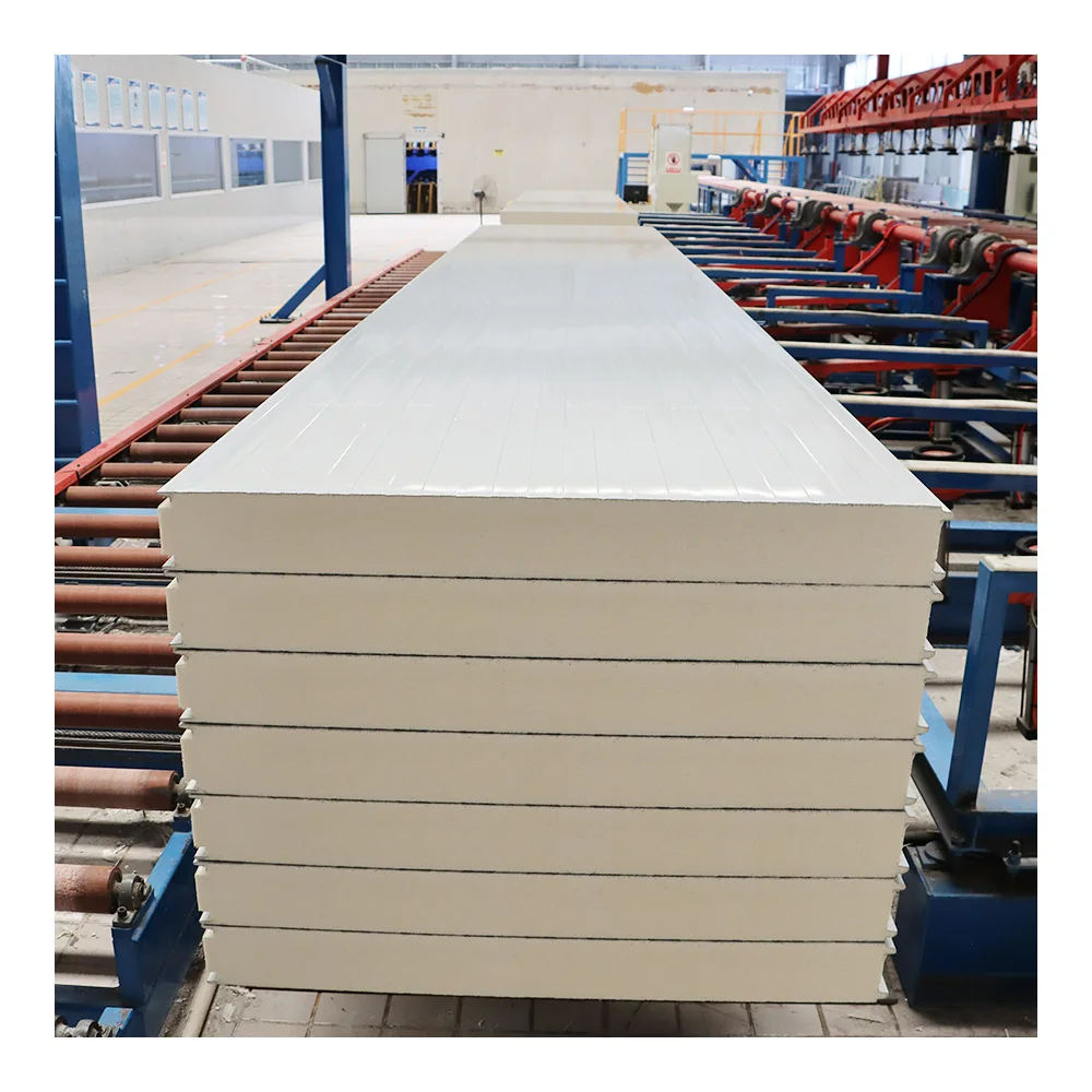 Sandwich Panel Fireproof Cold Room Polyurethane Foam Pu exterior Wall Sandwich panel