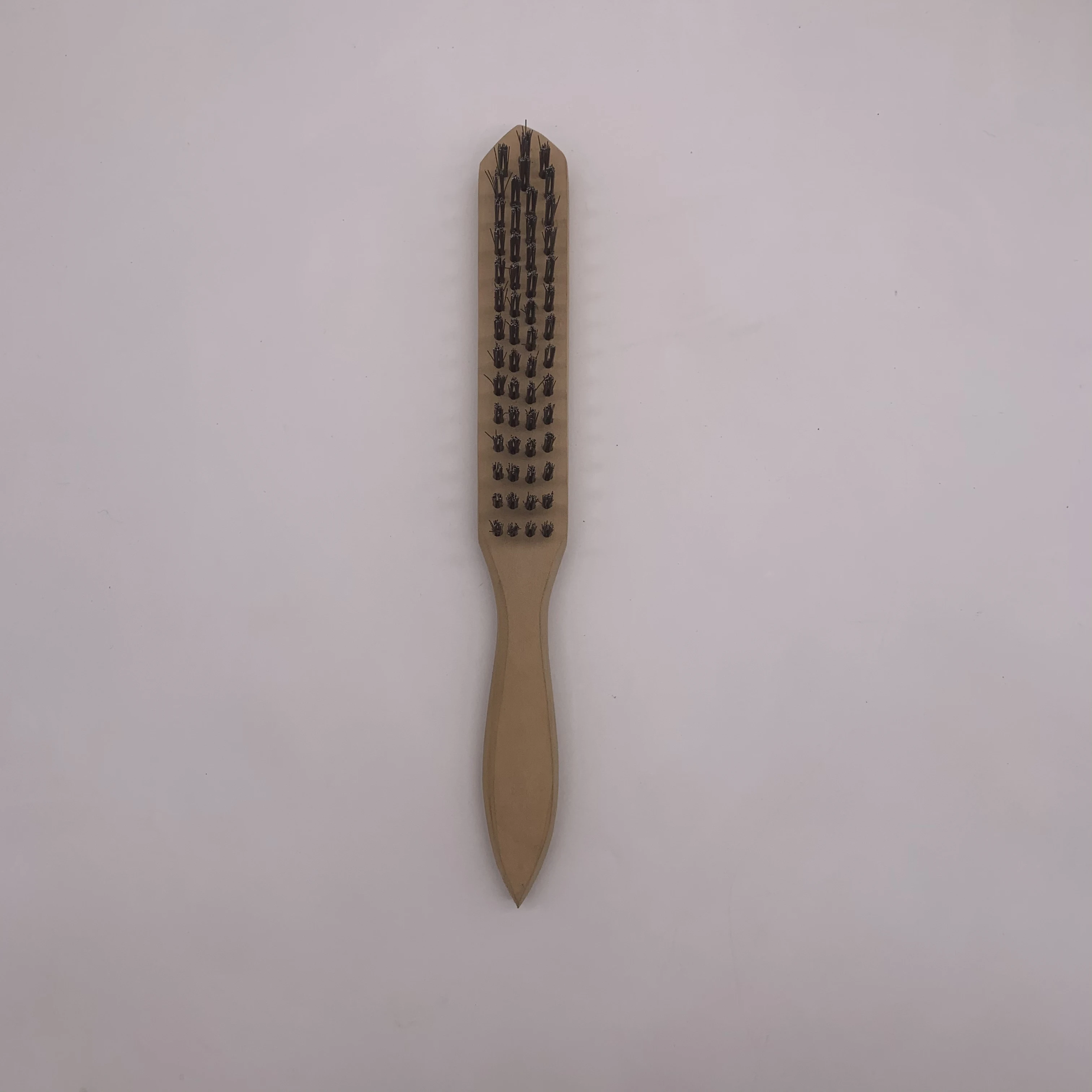 Factory direct sales of high quality wire steel brushes with wood handle polishing steel wire brush