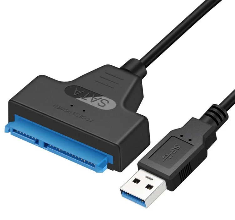  USB 2 5 к SATA 22PIN HDD кабель 7 + 15pin для 5-дюймового HDD/SSD адаптер