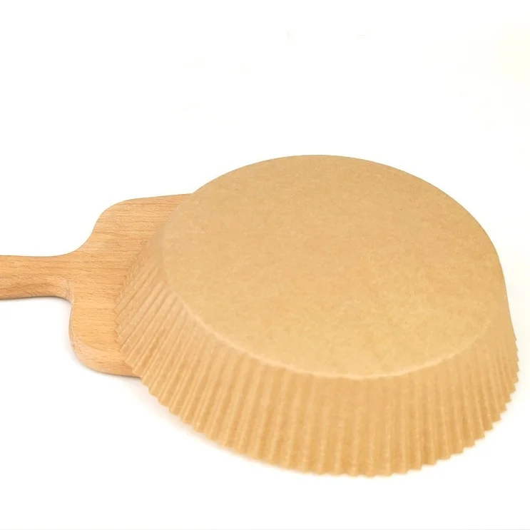 High quality round disposable parchment paper air fryer liner  non-stick baking paper for home use