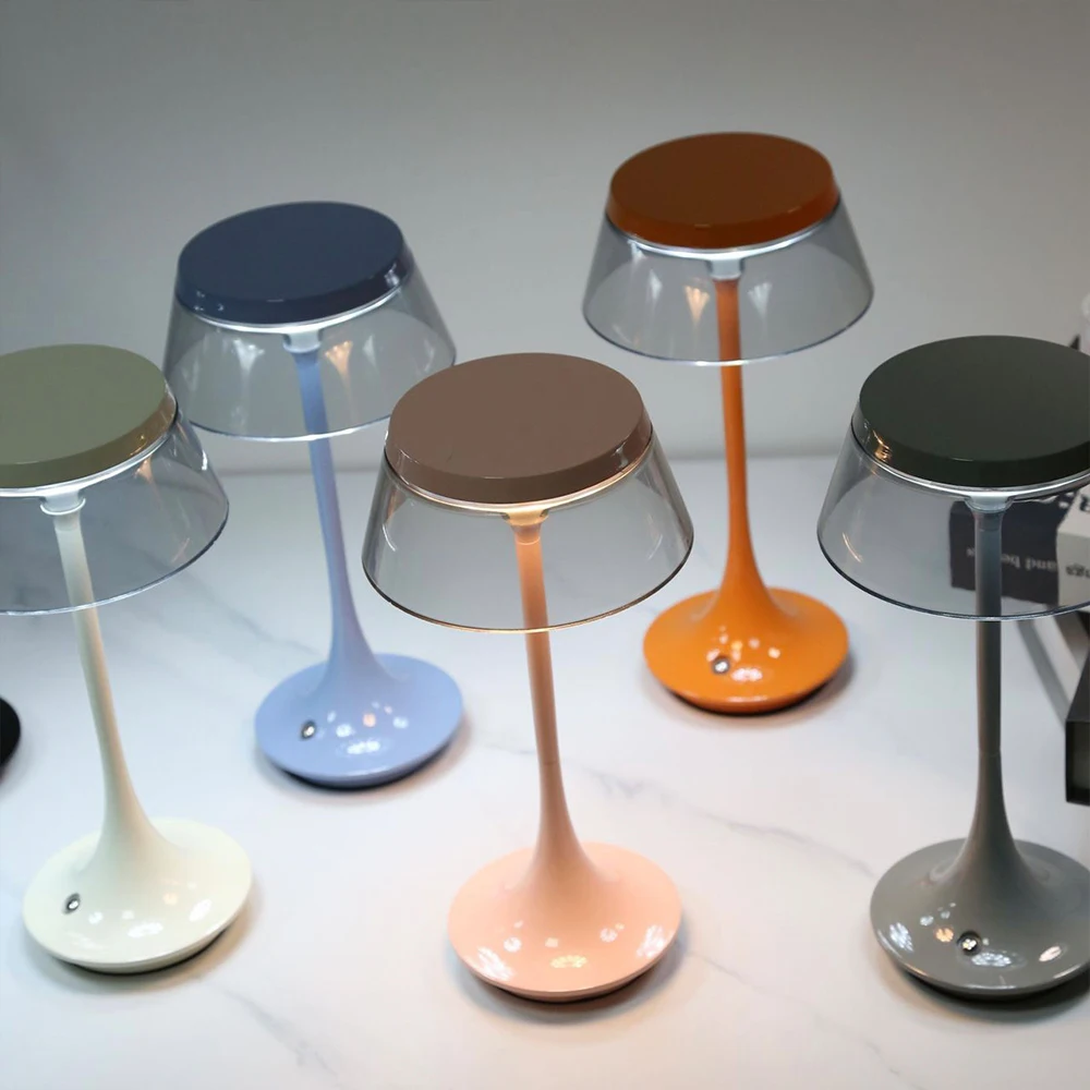 Battery operated LED Table Lamp buffet lamp for Bedroom Dining Room Home Decor Lighting