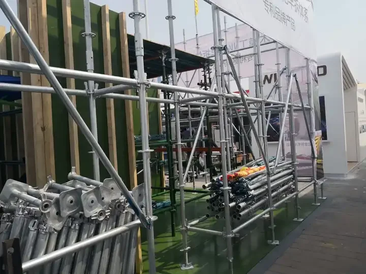 Hot Sale Industrial Ringlock Metal Scaffolding System Galvanized and Painted for Building Construction