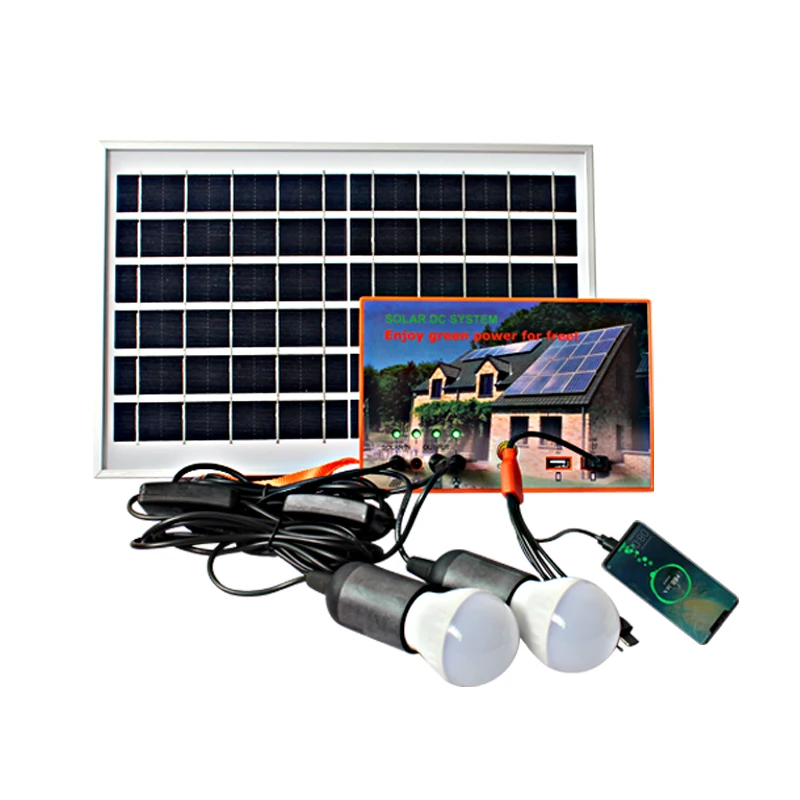 10W Mini Solar System Power Lighting Kit for Home South East Ais and Africa