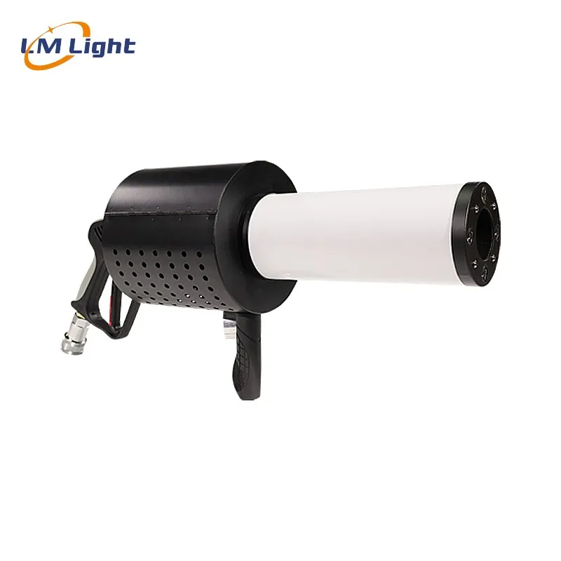 New Arrival Hand Shooter happy birthday confetti co2 jet machine led co2 dj gun for wedding party stage