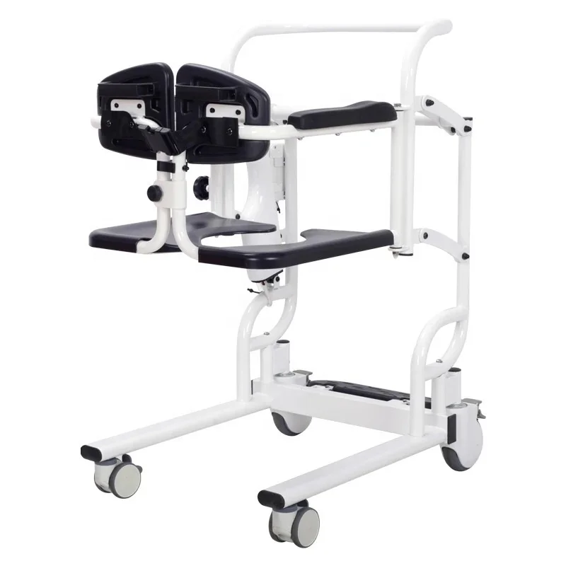 HEPO Hot Sale Wheelchair Toilet Commode Chair Transfer Chair To Toilet For Elderly Electric Patient Lifting Transfer Chair