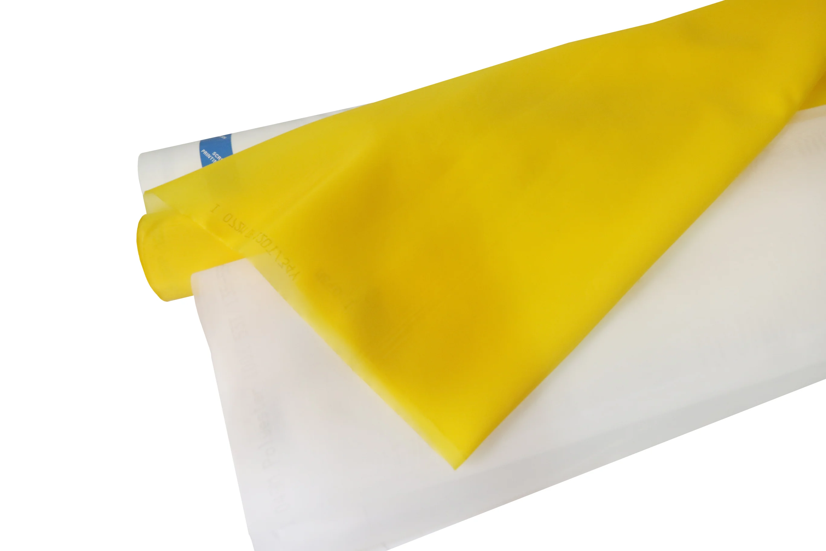 White Yellow 32T 39T 43T 47T 54T 64T 72T 77T 80T 90T 100T 120T Polyester Silk Screen Printing Mesh For Clothing Pattern Printing