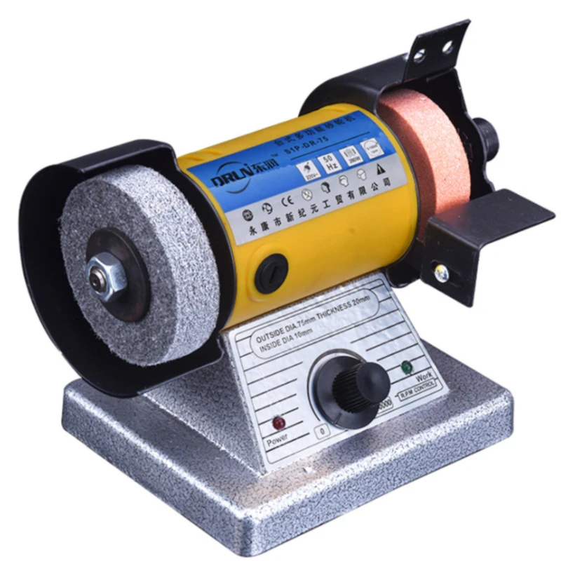 Mini desktop electric speed-adjustable jade carving sharpening sander