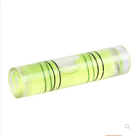 Green cylinder  bubble level vials with   Balance painting