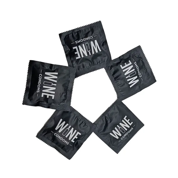Customized Logo and Color  Easy Take Wine Condom Wine sleeve Beverage Wine Stopper Bottle Stopper Condom