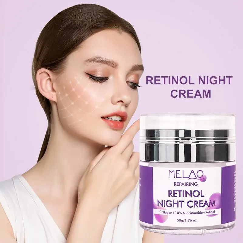 OEM/ODM MELAO Retinol усовершенствованный увлажняющий крем для лица тела и рук антивозрастной отбеливающий кожи Ниацинамид ретинол