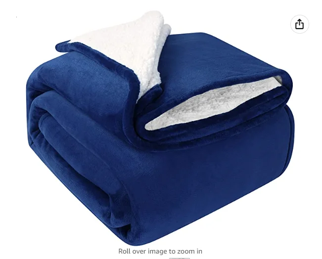 Теплое полиэфирное сверхмягкое одеяло на заказ, шерпа, Флисовое одеяло для зимы