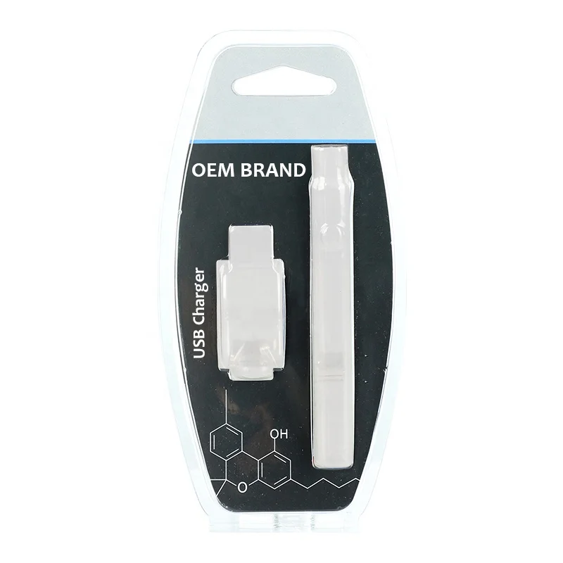 UKETA OEM brand battery pen packaging boxes custom logo cartridge package plastic box with USB charger