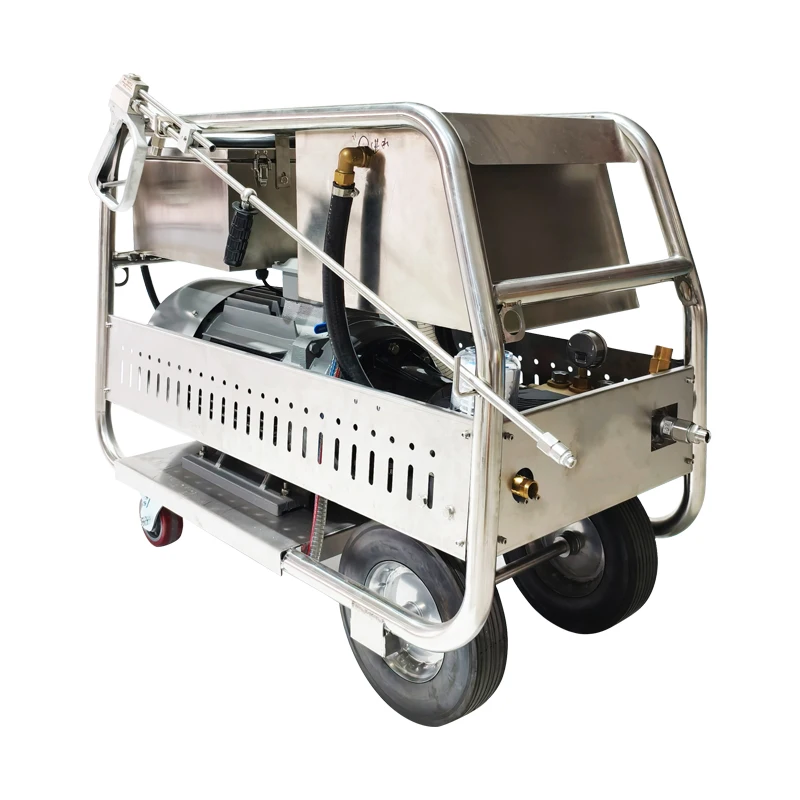 LC Affordable 500bar 22lpm 22kw ultra high pressure sandblasting Rust cleaning machine Equipment Refurbished car washing machine