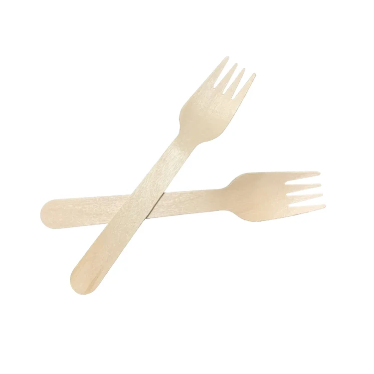 Wooden Cutlery Forks Birch Wood Cutlery Set Disposable Wooden Cutlery Forks Spoon Knife