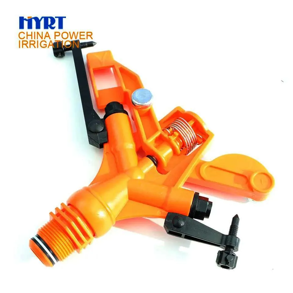 plastic agricultural long shot distance water irrigation sprinkler for garden automatic grass lawn irrigation system