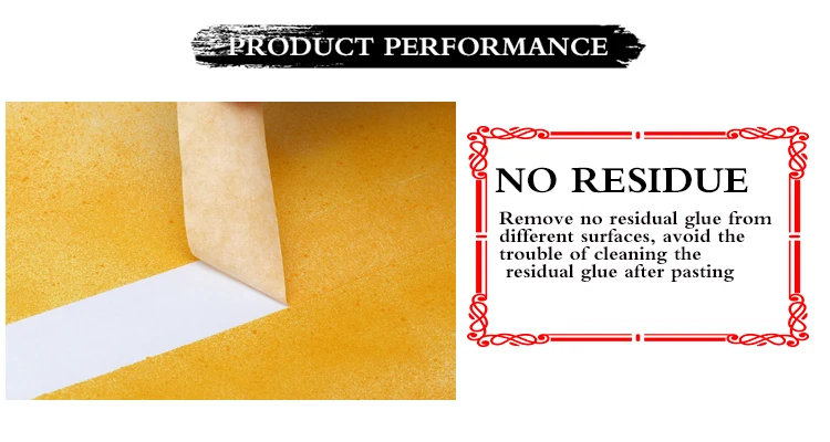 Waterproof crepe paper adhesive cinta masking tape table dispenser