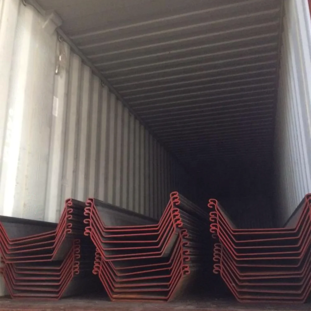 Chinese manufacturers cold rolled u shape steel sheet piling pile for construction