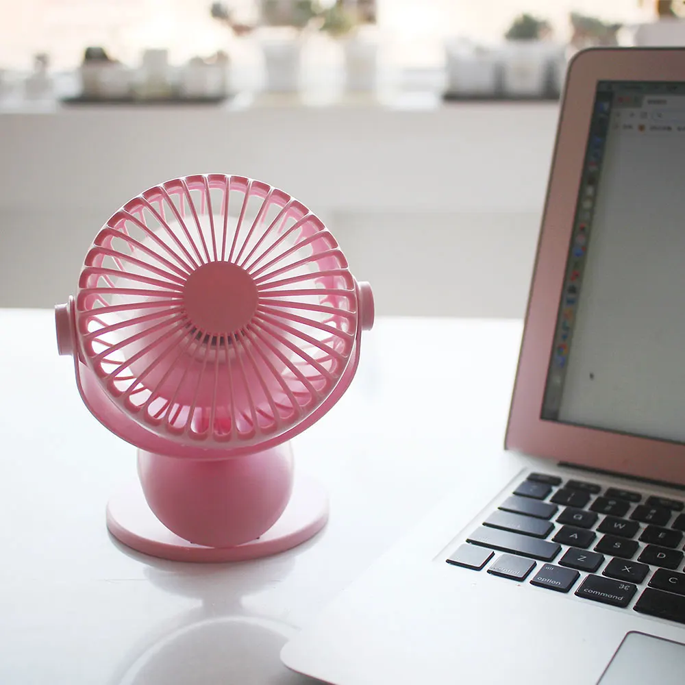 Rechargeable USB Stroller Portable Powered Fan Small Clip on Fan Desk Fan for Office Outdoor Traveling Camping
