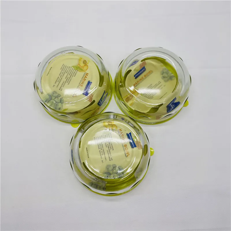 Made in China superior quality household hygienic glass food storage jar 3pcs