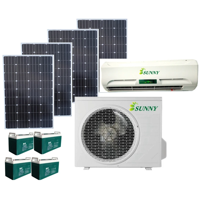  Солнечная система кондиционирования воздуха производитель 4usunny 48V DC солнечные фотоэлектрические сети сплит ac Холодный только на солнечных батареях кондиционеры