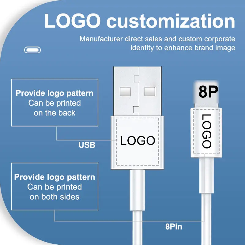 Wholesale Price 3ft 6ft 10ft Lighting Cable Fast Charging Usb Data Cable For iPhone 7 8 5w Charger
