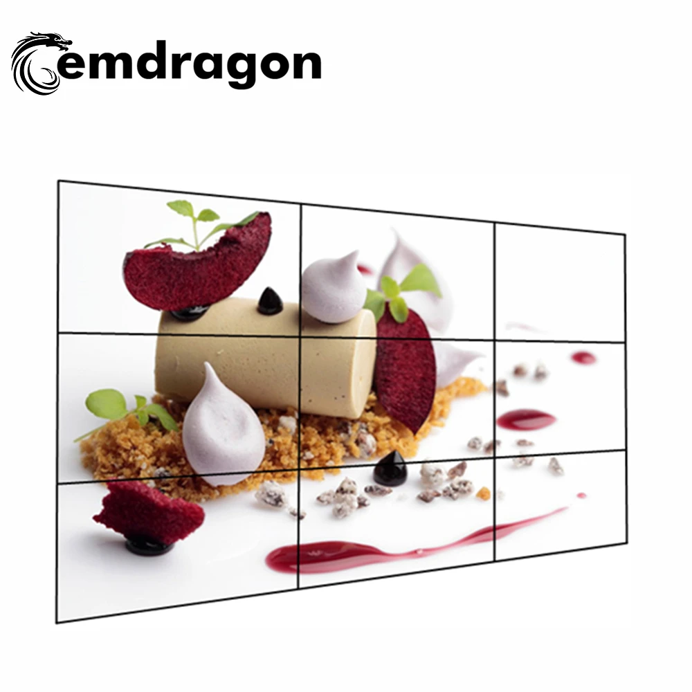 Digital Signage Backpack 46inch LCD Videowall 3.5mm 2 X 3 Wall Mount Digital Signage LED Monitor Advertising Sign Boards