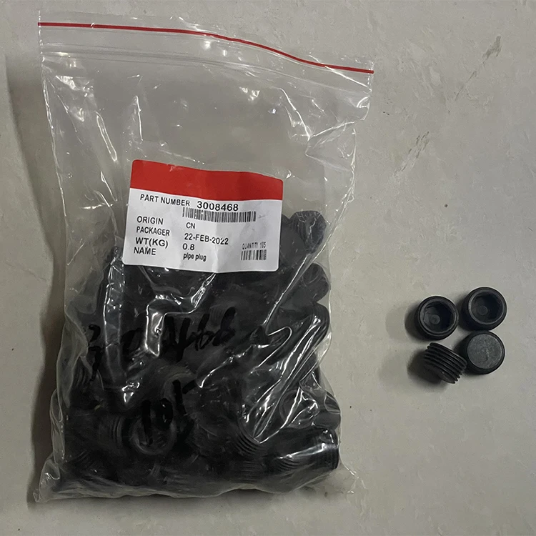 heavy machinery NT855 N14 M11 diesel engine parts pipe plug 3008468 large stock engine parts pipe plug for cummins