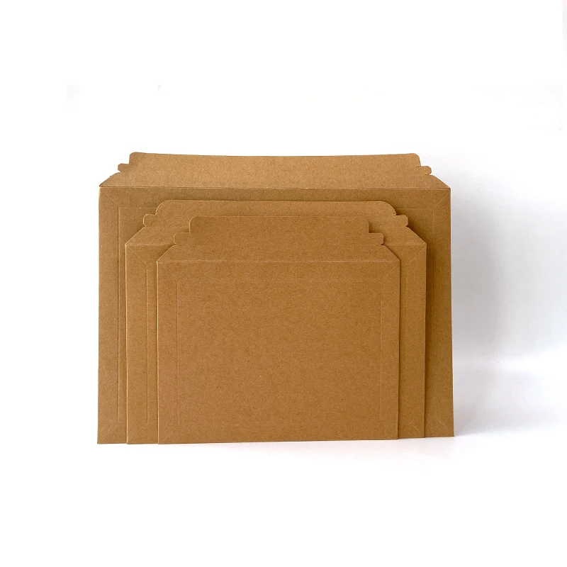 Rigid Shipping Envelopes Kraft Brown Padded Rigid Mailer Envelope for Shipping Art Book