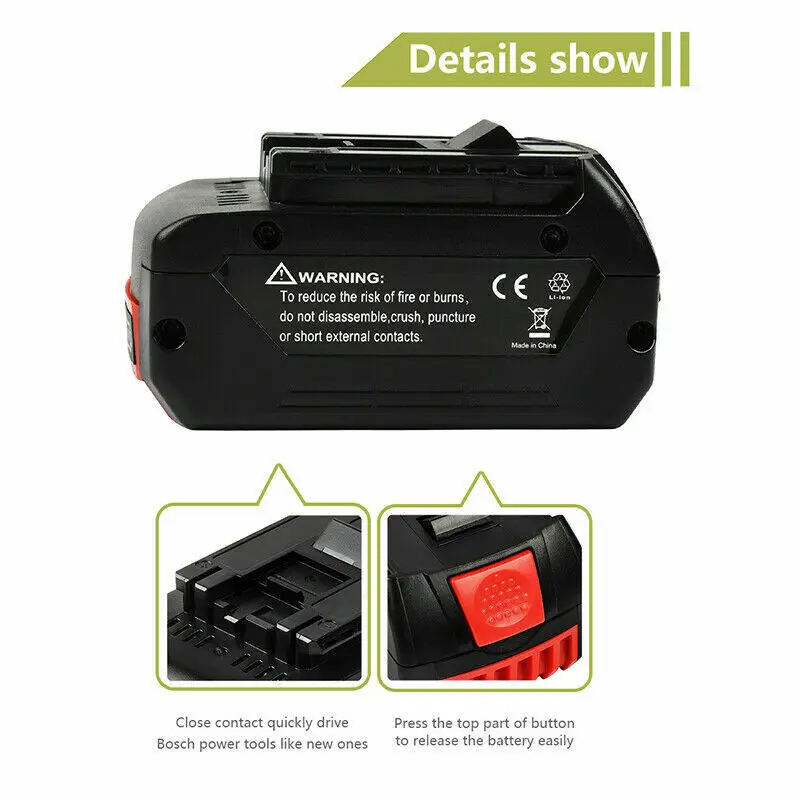 18V power tool battery replacement lithium ion 4.0Ah pack BAT609 BAT610 BAT611 BAT619 BAT620 for