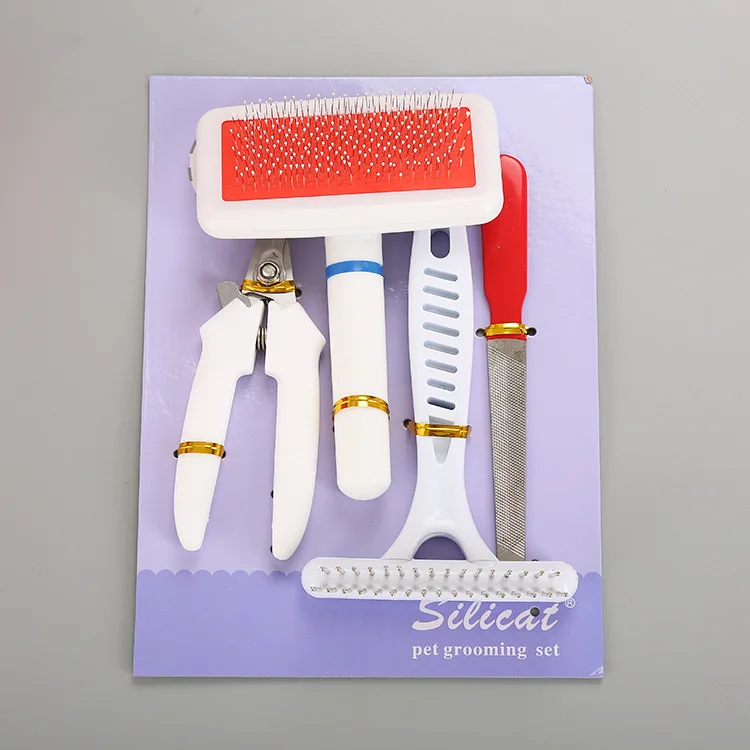 
In stock best selling high quality luxury pet grooming tool supplies kit 