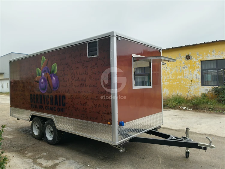 Australian Standard Food Trailer Kitchen For Sale Fully Catering Equipped Catering  Pizza Restaurant Kitchen Outdoor Street