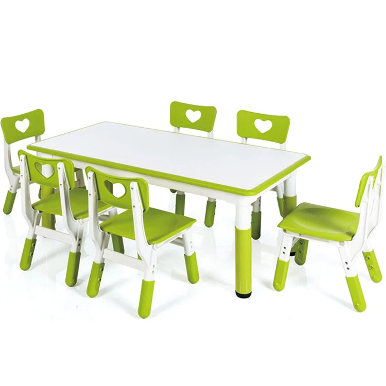 Good Quality 03 Plastic Activity Chair Furniture Set Infant Kids Table And Chairs For Preschool Program Adjustable