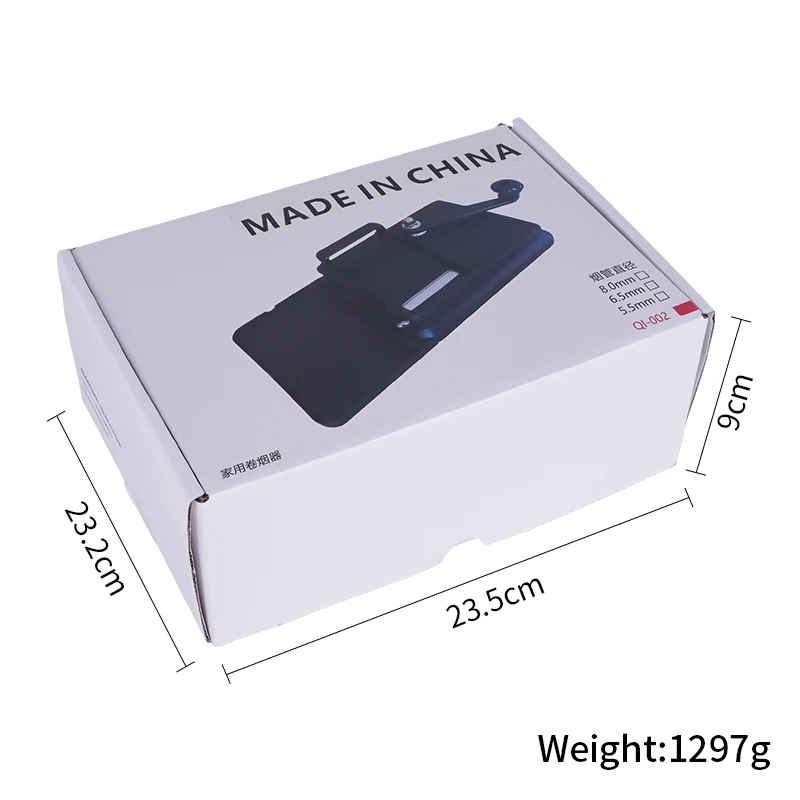 Portable Silver Cigarette Rolling Machine Commercial Metal Rolling Machine With Convenience Metal Push Rods