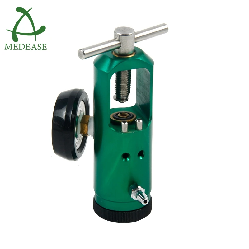 Click Style Cga870-UF Medical Oxygen Cylinder Regulator Medical Grade Cga 870 Oxygen Pressure Regulator With Diss Or Barb Outlet