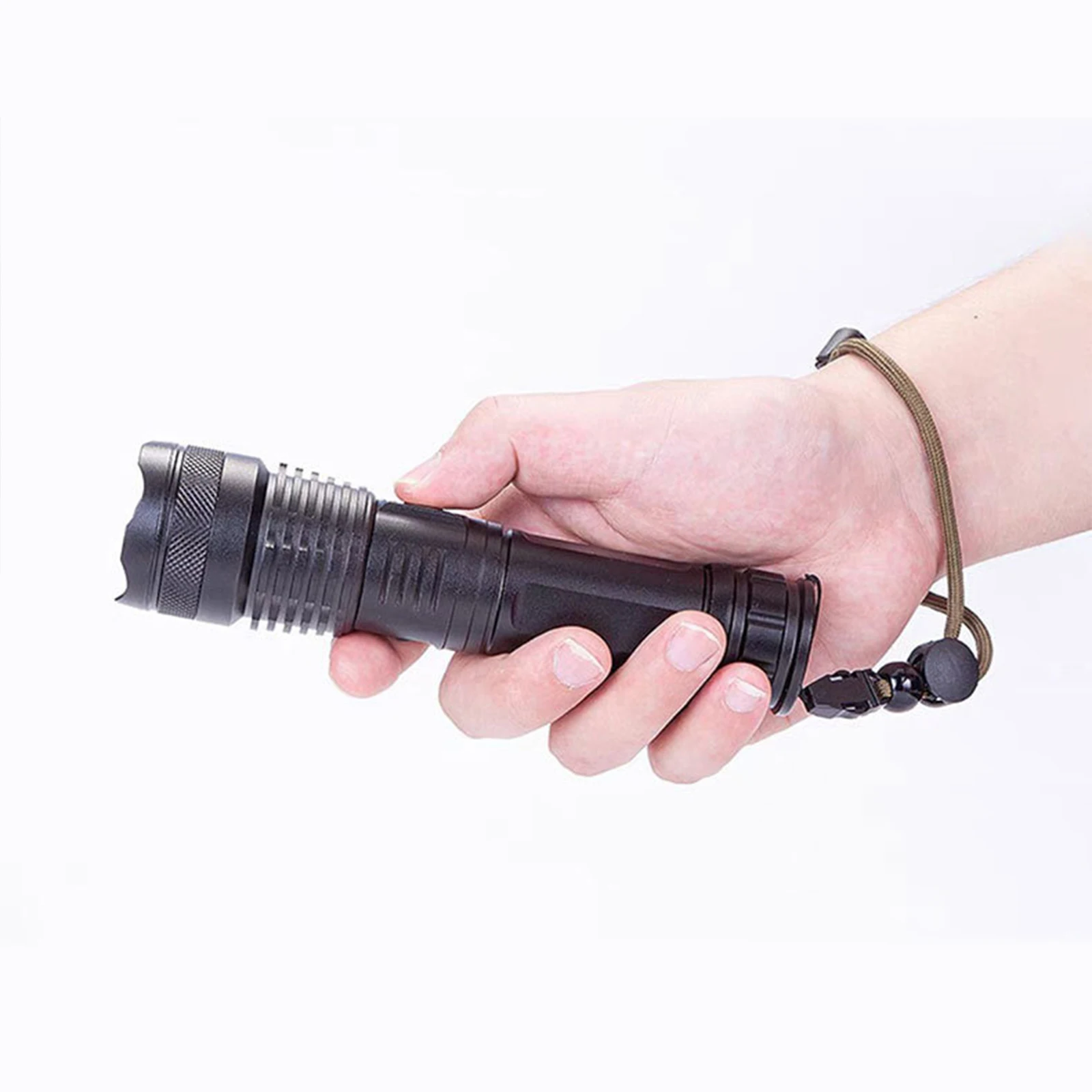 Cheap USB Waterproof Rechargeable Zoom Tactical Torch Light 26650 18650 Battery 2000 Lumens Powerful Led XHP50 Flashlight