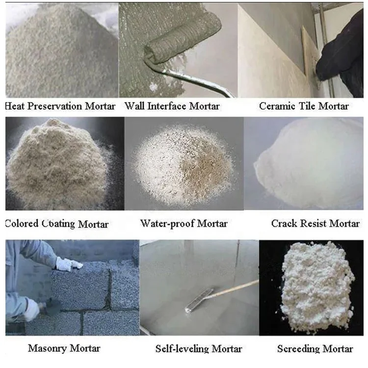 High quality automatic dry powder mortar making machine cheap price ceramic wall tile adhesive mixer production