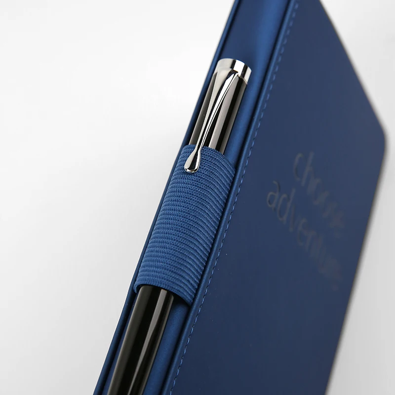 Lion Paper Business Diary Journal Pen Loop PU Leather Hardcover A5 Notebook