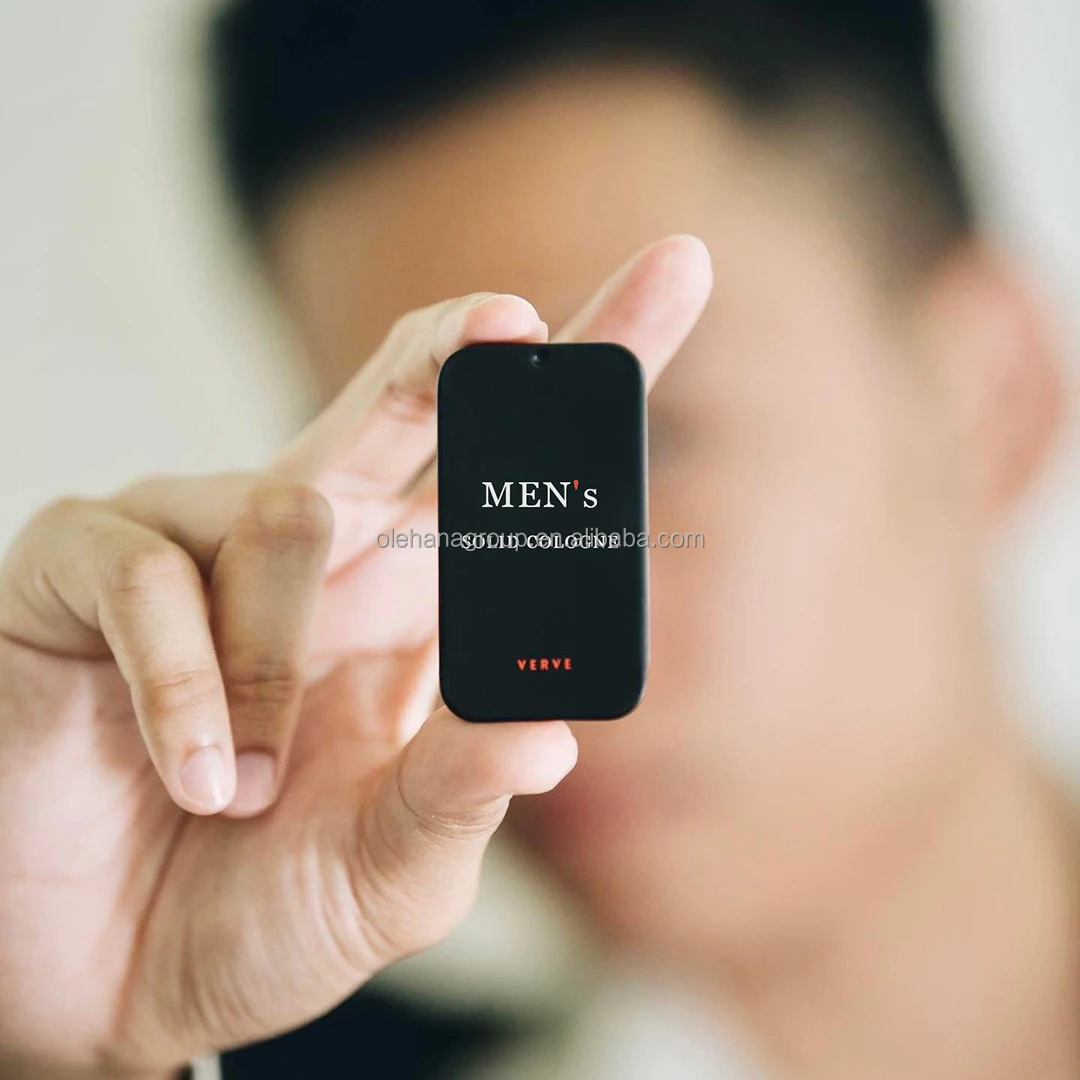 Custom Logo Wholesale Long Lasting 4 scent set Cedarwood Solid Cologne Beard Perfume Balm Aftershave Mens Solid Perfume