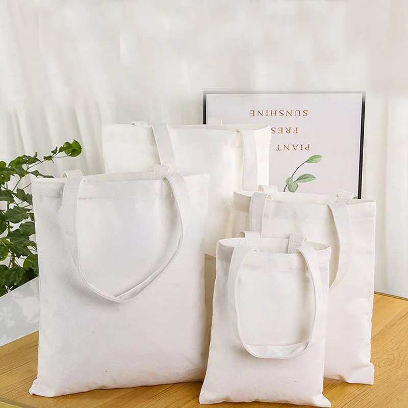 Natural Extra Large Canvas Tote Bag Customized Presidential Election Activities Product Logo Printing Shopping Gift Bag Souvenir