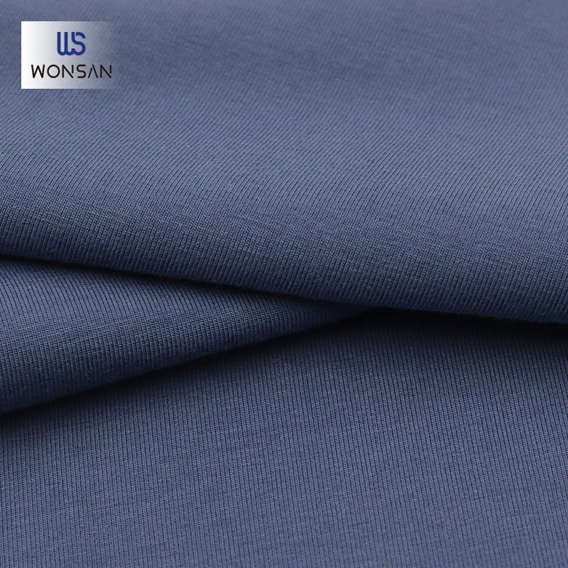 China High Quality Pima Cotton Spandex Quick-Drying Moisture wicking T-shirt Base Layer Jersey Dyeing Knitting Fabric