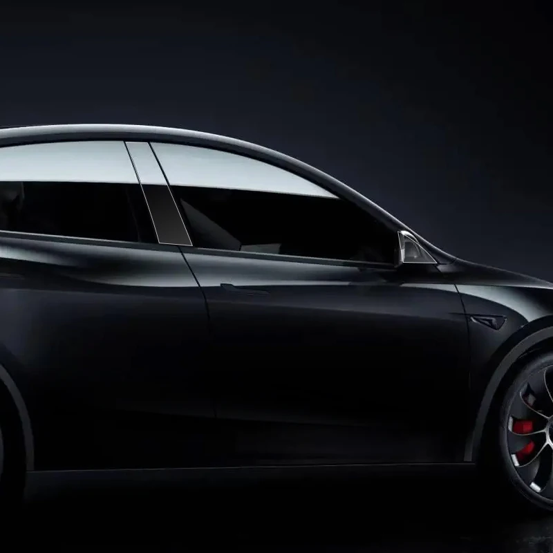 Защитная пленка для Tesla Model 3 Y средней стойки термополиуретановая мембранная треугольная автомобильных дверей аксессуары украшения