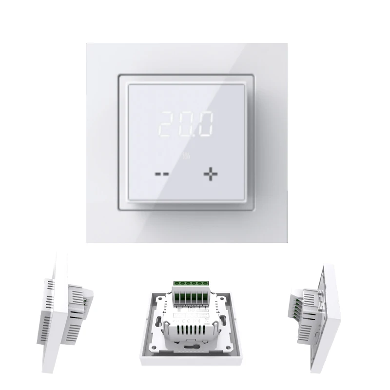 ET-43 Digital Display Temperature Controller for Parts of Black-and-white Smart Home Floor Heating System