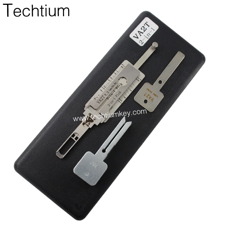 High Quality Original Lishi ignition VA2T 2 in 1 decoder for Peugeot